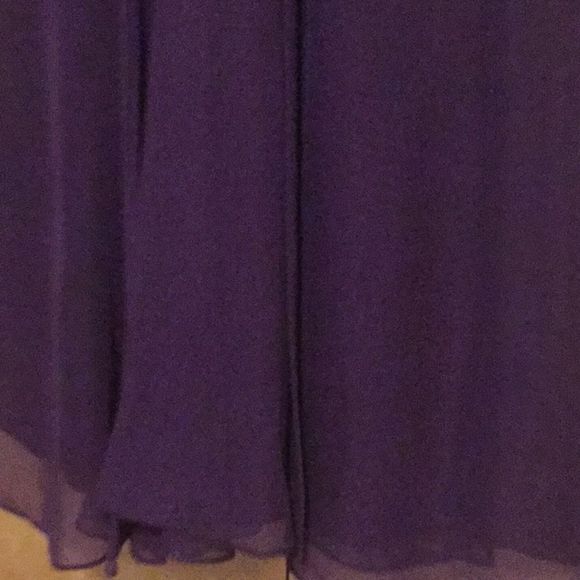 - BCBGmaxazria two tone chiffon pleated grap… - Picture 9 of 13